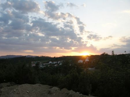 Casas da Ribeira - Por do Sol